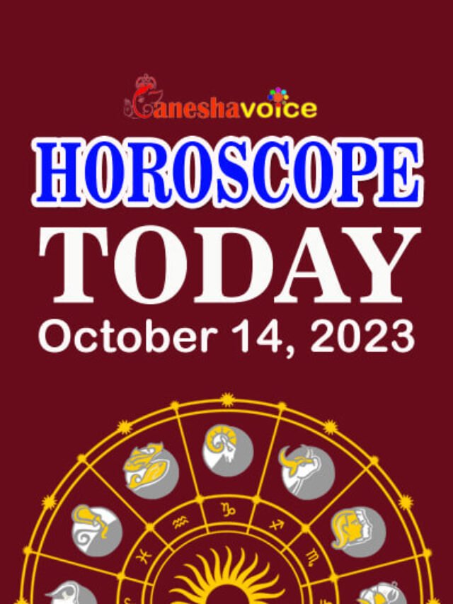 Horoscope Today Saturday October 14, 2023 : Isn’t it exciting to know about your day beforehand?