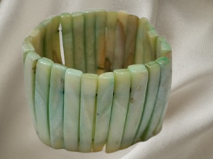 Natural Stone & Pearl Bracelet